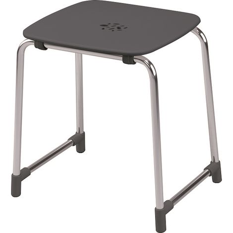 GEDY Prima classe sgabello da bagno nero codice prod: 000060724300000 (1/3)