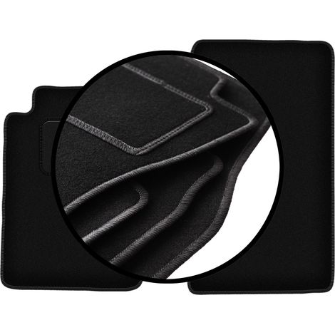 Komplettset Veloursmatten für: Mercedes SLK R170 Cabrio (1996-2004)