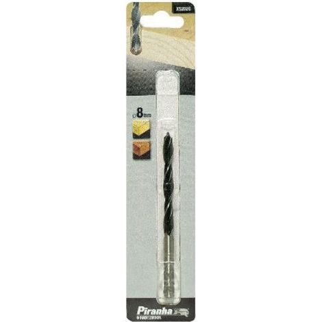 BLACK DECKER - PIRANHA - PUNTA PROFESSIONALE PER TRAPANI - ELICOIDALE PER LEGNO - Ø8MMx125MM