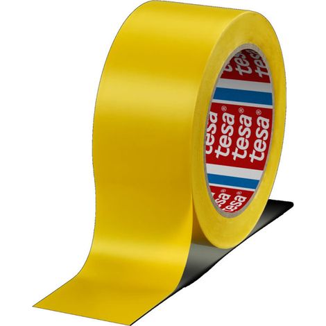 Nastro giallo per segnaletica orizzontale 50 mm x 33 m Nastro adesivo in PVC Segnaletica per pavimenti (1/5)