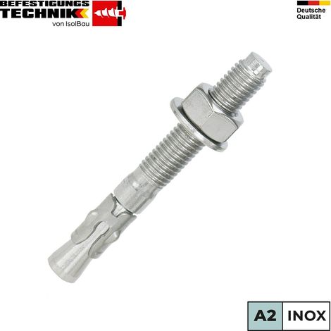 IsolBau Mechanischer Anker Edelstahl A2 Schwerlastanker M12 x 100 (1/5)