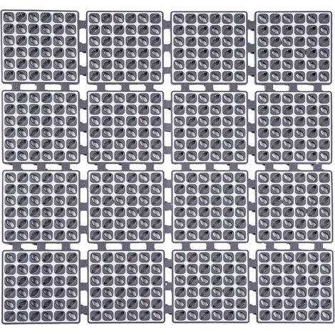 Tapis de douche antidérapant 60x60 cm - avec ventouses et trous d'évacuation - résistant aux chutes, (pliable) (1/5)