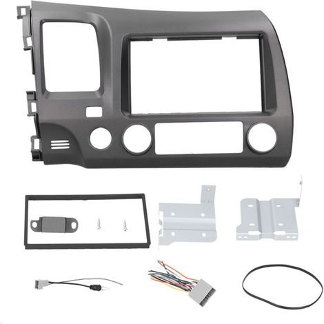 Kit de tableau de bord Radio 2DIN avec faisceau de cbles, Navigation stéréo, Fascia adapté pour Honda Civic 2006 – 2011 (1/5)