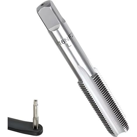 Taraud filetage à gauche 9/16" x 20 TPI – Réparation taraudage – Pour métaux et plastiques – Hélicoïdal pour finition précise