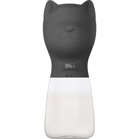 Botella De Agua Para Perros MINKUROW, Botella De Viaje Portátil Para Perros Y Gatos, Botella De Bebida De Agua Para Viajes De Mascotas, Botella De Viaje Portátil (Negro) (1/5)