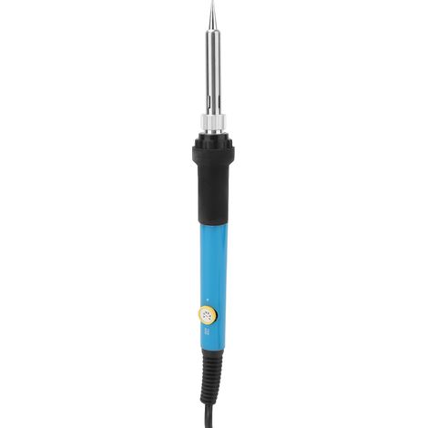 Fer à repasser électrique à température réglable et ensemble de peinture en aérosol, comprenant 53 embouts de fer, bleu, prise standard américaine, 110 V (1/5)