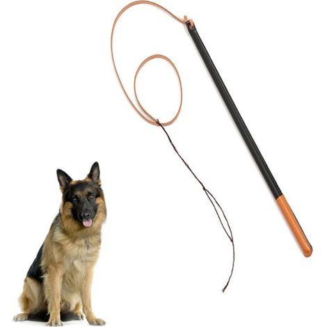 Faux leather dog training whip, professional dog training tool with handle, pet supplies (1/4)