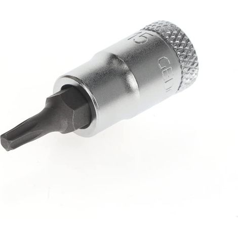 Douille tournevis pour vis TX femelle, Courte, T15, Taille 3,27 mm, 1/4" 6,3 mm, Douille tournevis, Outil, ITX 20 T15 (1/5)
