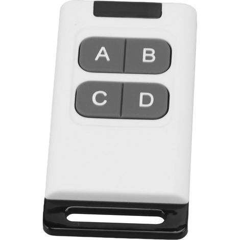 Télécommande RF 433 MHz anti-interférences, télécommande sans fil universelle pour petits appareils électroménagers, bricolage, 4 touches (1/5)