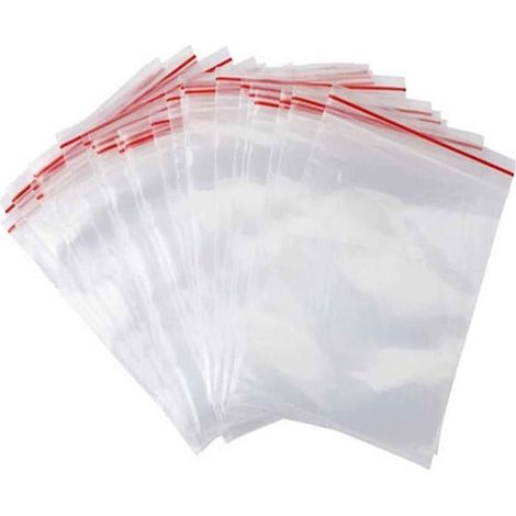 Lot de 300 sacs à fermeture éclair transparents de 4 x 6 cm