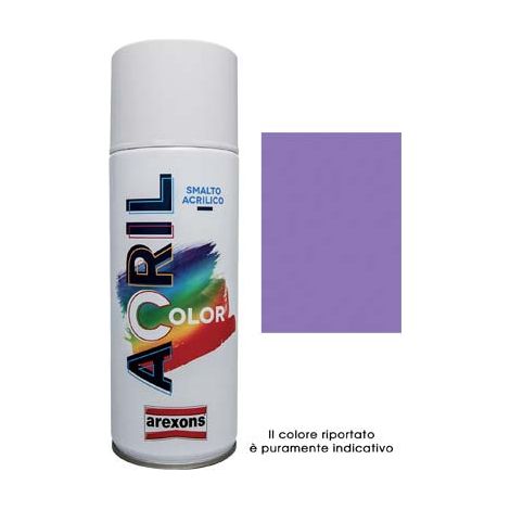 SMALTO SPRAY ACRIL COLOR AREXONS - LILLA BLU RAL 4005 ML 400- 6 pezzi