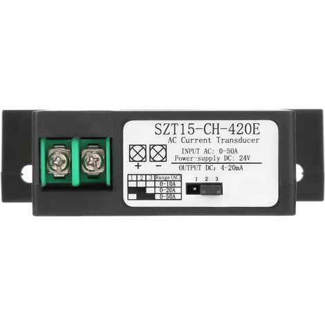 Capteur de Courant AC 0-50A Transducteur SZT15-CH-420E Convertisseur de Signal (1/4)