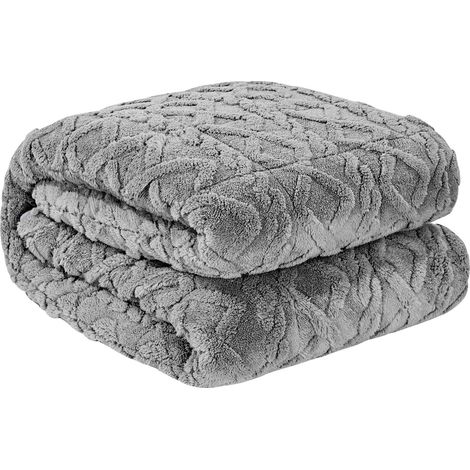 Manta con peso, forro polar Sherpa, diseño cómodo, 9 kg (20 lbs) (1/2)