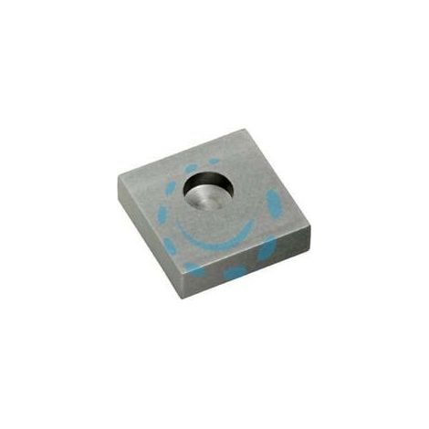 PIASTRA BASE PERNO SFERICO ART.115 - mm.70x70x24,5