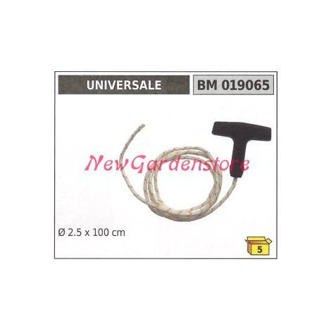 Impugnatura avviamento UNIVERSALE tagliaerba tosaerba rasaerba Ø2.5x100cm 019065