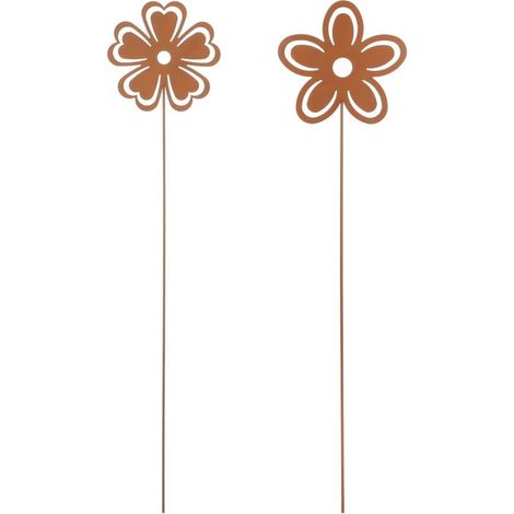 Mica Gartenstecker Blume Rost 115 cm Gartenfiguren