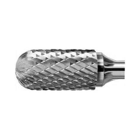 Fichier À Moteur En Carbure De Tungstène - 6 mm - Embout Cylindrique Arrondi - Pour Déburrage Matériaux Très Durs Jusqu'à HRC70 - Unité