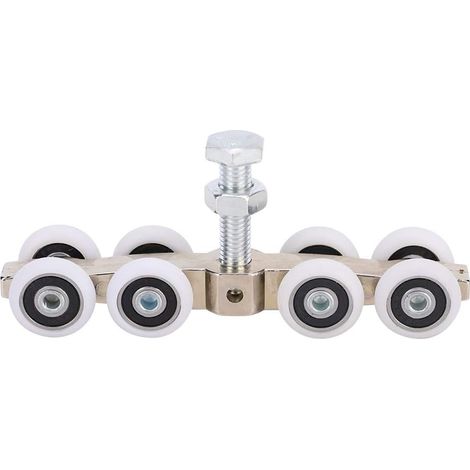 Sliding Door Roller Hanging Wheel Pulley, with Pom Material Bearing, for Home, Bedroom, Bathroom (1/5)