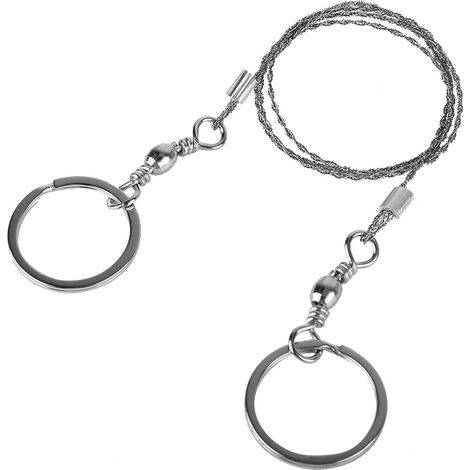 Câble de survie en acier inoxydable 360° portable pour camping, urgence, sauvetage (1/5)
