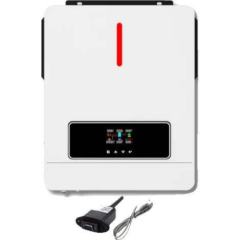 Inversor solar híbrido, doble salida, control wifi, 4200W-24V-WIFI, 220-240V, 24V (1/5)