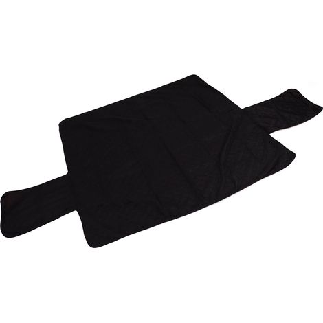 Housse imperméable et lavable pour canapé inclinable 3 places (170 x 270 cm), résistante aux griffures et aux poils des chiens et chats. Couleur : noir.