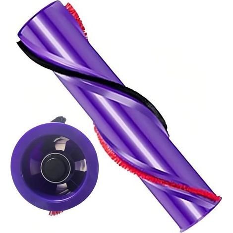(violet-Compatibilité : V8)Brosse à Rouleau pour Dyson V8,Brosse de Nettoyage de Tapis de Rechange pour Tête de Moteur Triangulaire de V8. (1/4)