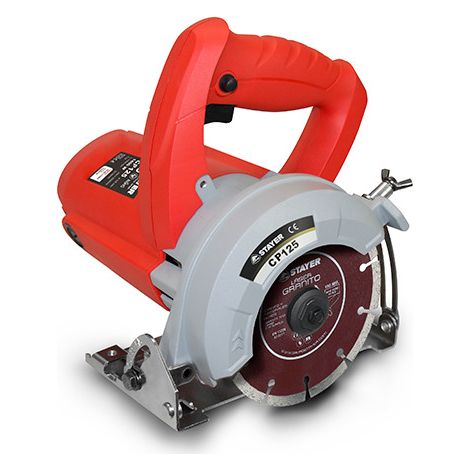 STAYER CP 125 sega circolare con disco diamantato per Granito (1/2)