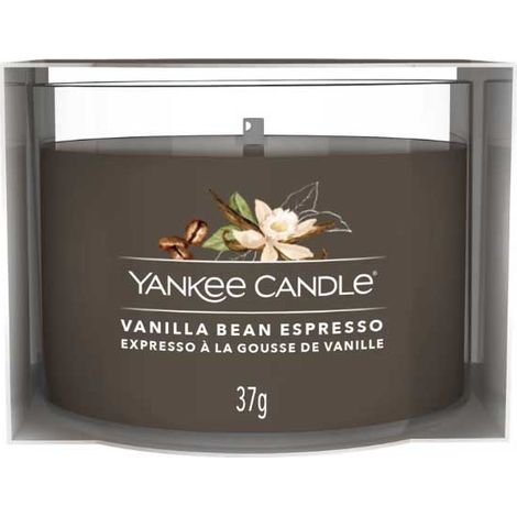 Candela mini Yankee Candle al profumo di vaniglia e caffè espresso, 37 g
