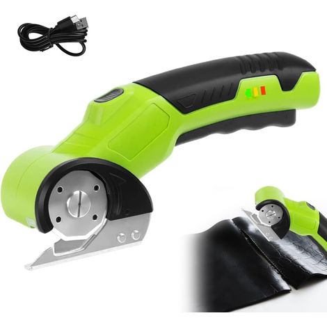 Ciseaux Électriques Sans Fil 4V - Coupe-Carton Portable avec LED et Sécurité (1/5)