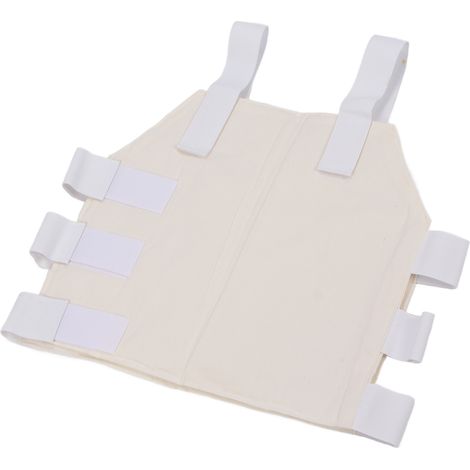 1 Ceinture thoracique, coton respirant, soutien côtes, ajustable, foulure musculaire
