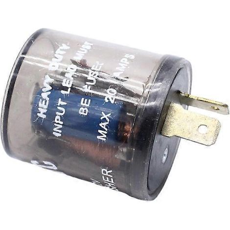 Relais clignotants électroniques 12V 2 broches, puissants et idéaux pour feux arrière à LED, flashs lumineux, haute fiabilité et compatibilité universelle. (Caractères : 135) (1/4)