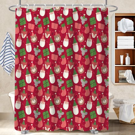 Rideau de bain en polyester 180x180 dessin bâche de douche pour nouvelle déco pour la rentrée (1/5)