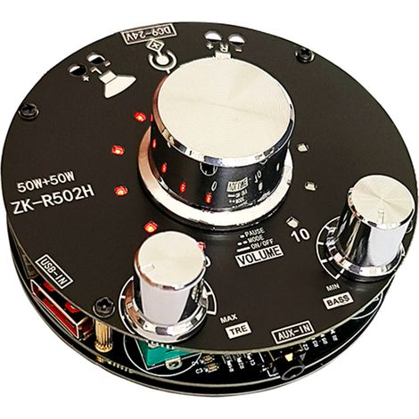 2.1-Kanal-Leistungsverstärkerplatine mit Stereo-Höhen- und Bassregelung sowie Bluetooth-Audioverstärkermodul (1/5)