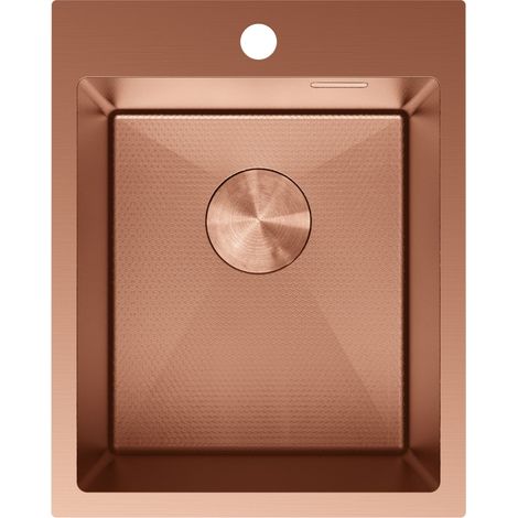 Mexen Solix évier en acier inoxydable 1 bac 400 x 500 mm, cuivre HC - 6406401000-65HC (1/5)