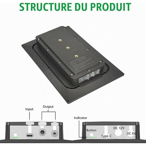 Amplificateur/amplificateur de Signal WiFi Double Bande extérieur routeur 2,4GHz, répéteur WiFi,Panneau Solaire 15W/5V,IP65 ét