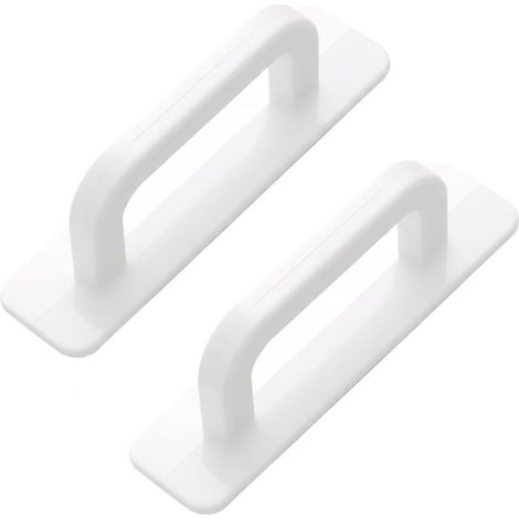 2 Pièces Poignées de Porte de Balcon, Poignee Meuble Adhésives 102.5cm Poignée de Porte Extérieure pour Meuble, Armoires, Fenêtres, Portes Coulissantes (1/5)