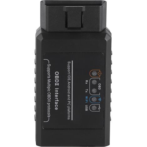 Lecteur de codes d'erreur USB WiFi, scanner OBD2, outil de diagnostic multifonction pour véhicules essence 12 V (1/5)
