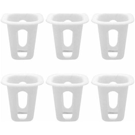 Ensemble de 50 pièces comprenant des godets, des paniers et des filets à fentes en plastique pour la culture hydroponique, l'aquaponie et les orchidées. (1/5)