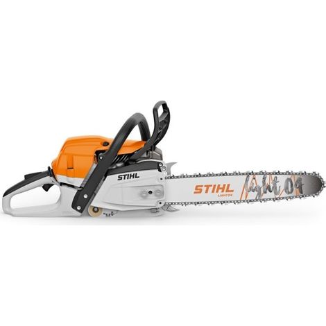 Stihl – Tronçonneuse thermique 50,2cm³ – Longueur de guide 45cm – Moteur puissant pour travaux forestiers – Coupe nette sans éclat