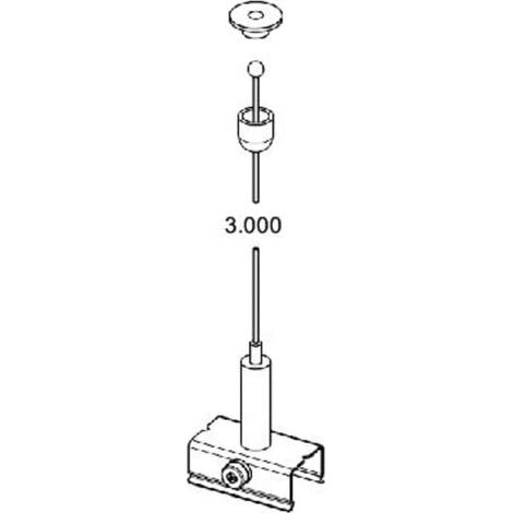 brumberg Seilabhängung 3m mit Schnellspanner 87136000 (1/2)