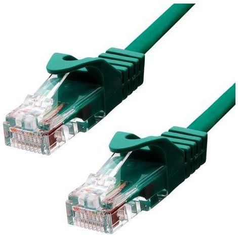 Cavo Ethernet ProXtend CAT5e U/UTP in PVC e rame, verde, 1,5 m, 5UTP-015GR