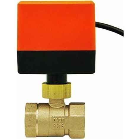 Vanne motorisée DN20 AC220V pour chauffage central et systèmes plomberie – 2 voies – Installation professionnelle requise (1/4)