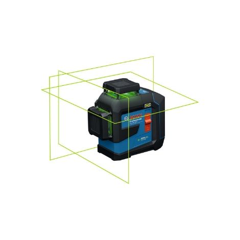 Bosch Professional Nivel láser GLL 80-33 G (soporte LB 10, láser verde, alcance de hasta 30 metros, doble fuente de alimentación, 4 pilas LR6 de 1,5 V, bolsa protectora) (1/5)