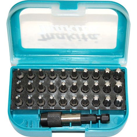 Makita P-73368 Display 10x P-73352 Bit-Box TORX 31tlg. Set