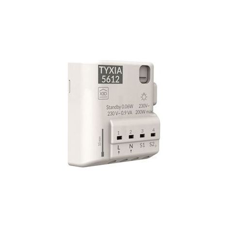 Récepteur X3D éclairage 2 voies marche/arrêt – 230V – Intensité 10A – Compatible domotique – Delta Dore