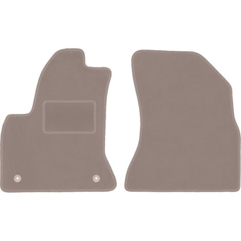 Tapis avant beiges pour : Citroën C4 Picasso I monospace (2006-2013)