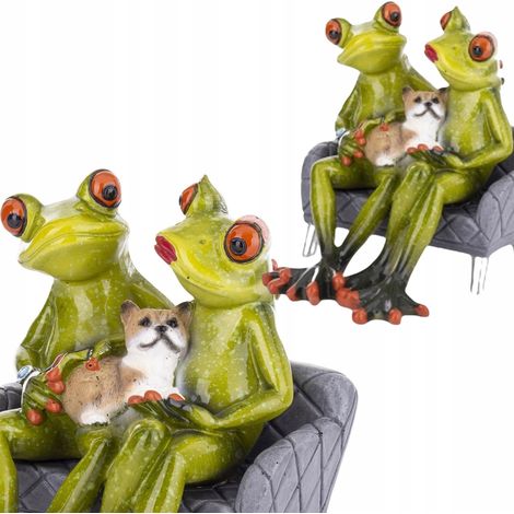 Froschfigur als Geschenk für Eltern zur Dekoration (1/5)