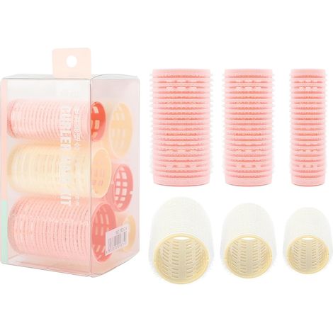 Bigoudis Cheveux,Rouleau Cheveux,6PC Bigoudis Sans Chaleur,3 Tailles (1/5)
