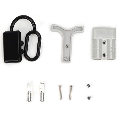 Connecteur de prise d'alimentation, Terminal de câble, boîtier de batterie, couvercle anti-poussière, poignée 50A DC600V (1/5)