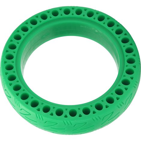 Pneu en caoutchouc 8,5 x 2,125, léger, increvable, non gonflable, compatible avec le vélo d'équilibre Ninebot 9 Nano (vert) (1/5)